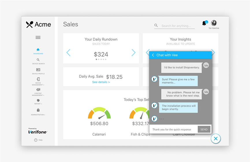 verifone – Ton Hanchai Portfolio